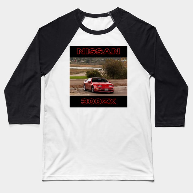 Nissan 300ZX - Design Art Baseball T-Shirt by Trevor1984